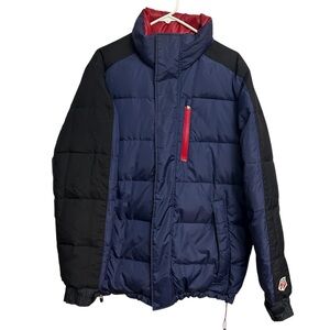 Tommy Hilfiger Reversible Down Puffer Jacket Red Navy US Ski Team